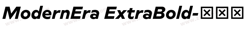 ModernEra ExtraBold字体转换
